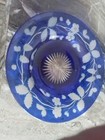 7 Pairpoint Glass ? Cobalt Blue Cut To Clear Strawberries Leaves & Vines — photo 6