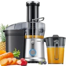  1200W Juicer Machines with Larger 3.2" Feed Chute, 45oz Large Juice Jug, 