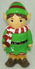 Plow & Hearth ~ Lighted solid /twinkling ELF Boy 18” Indoor/Outdoor RETIRED Xmas