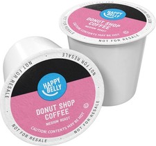 Cápsulas de café estilo donut Happy Belly 100 unidades tostado medio Keurig taza 2,0 K.