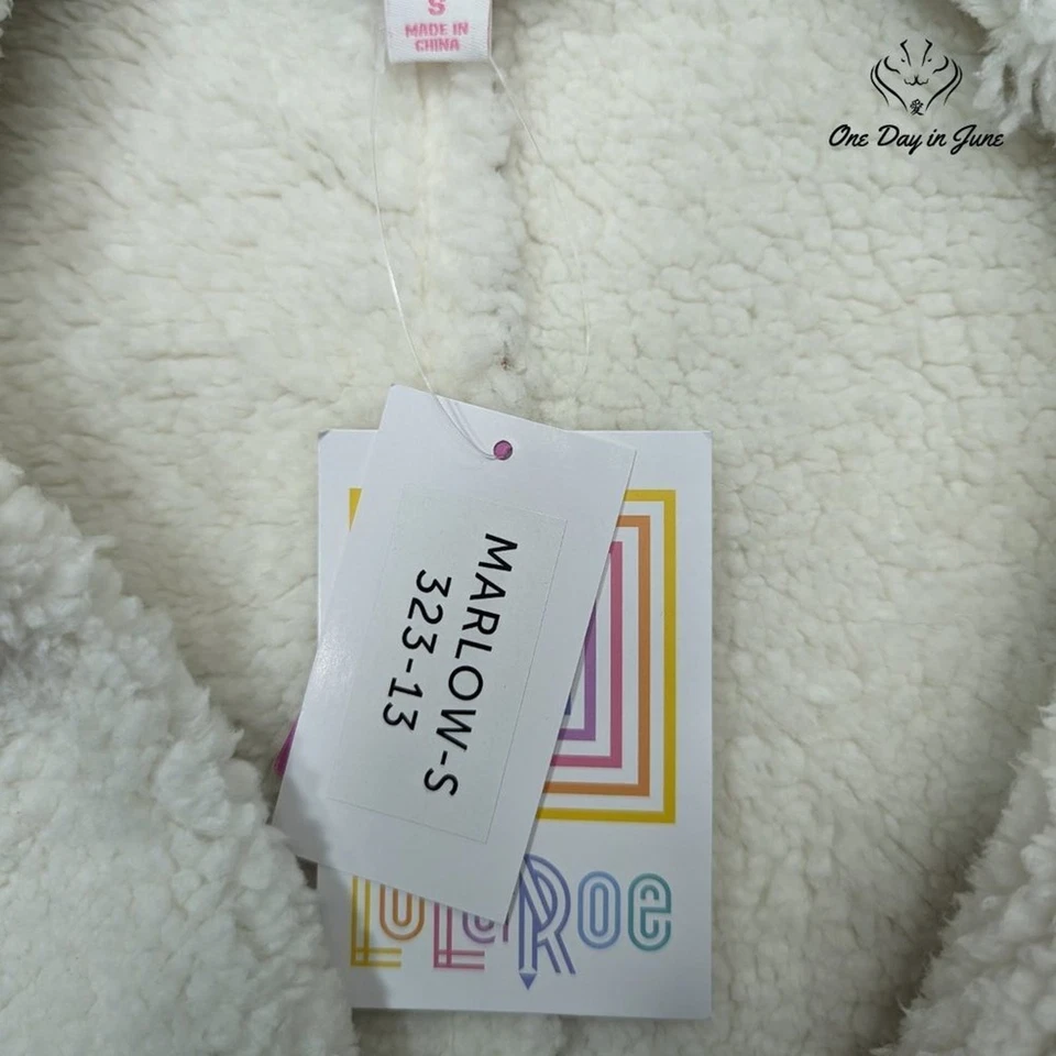 Chaleco forrado de piel sintética LuLaRoe Marlow talla S Foto 4 de 4