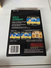 Wild Gunman nintendo Nes Fah sans notice