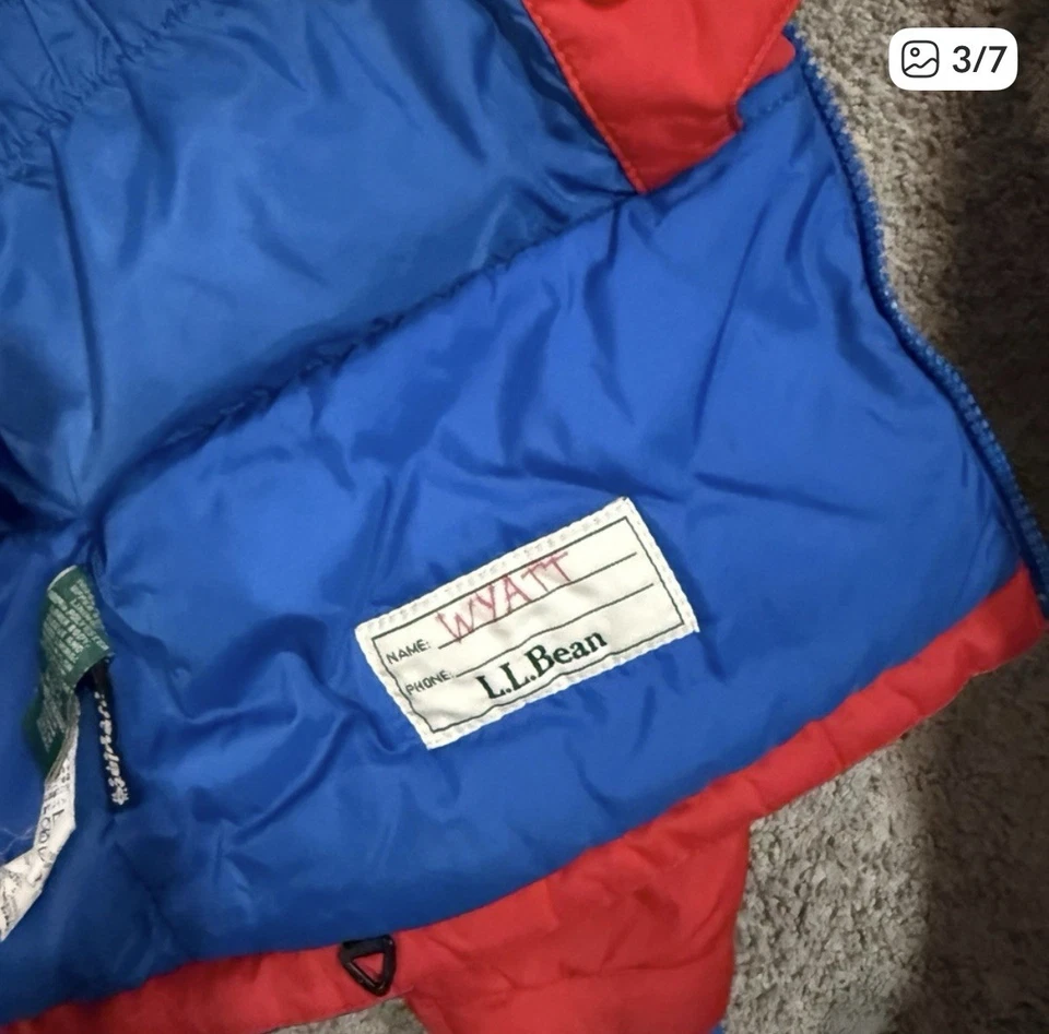 Chaqueta de invierno L L Bean para niños talla M 10/12 Foto 4 de 4