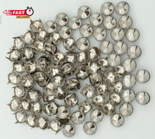 Newless 100Pcs 9Mm Cones DIY Leathercraft Metal Punk Studs Rivet Spikes Nailhead
