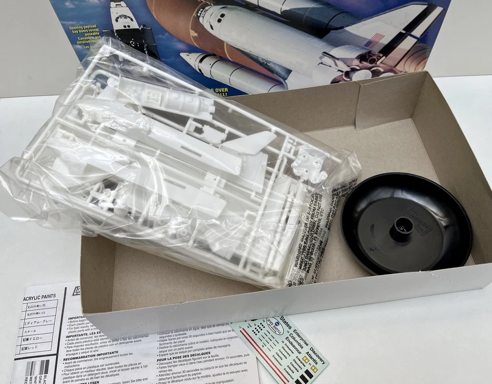 Maquette Navette Spatiale Space Shuttle avec boosters au 1:200°, Lindberg 72565 - Photo 4/4