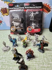Dungeons & Dragons D&D Nolzur's Marvelous Miniatures Lot Moc + Loose 1 metal