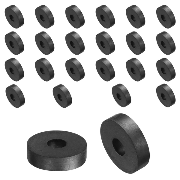 24 Stk. Gummi Unterlegscheiben Gummispacer 30Mm AußEndurchmesser X 10Mm Innendur-image