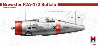 Hobby 2000 72064 - 1:72 Brewster F2A-1/2 Buffalo - Neu