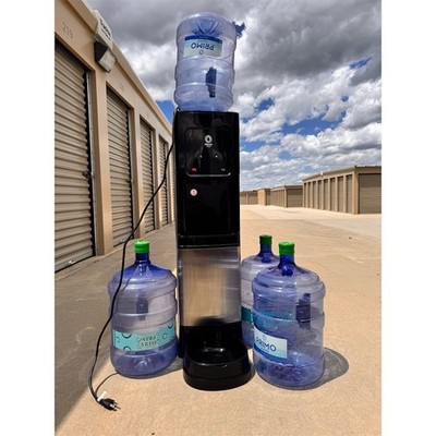 Primo Hot & Cold Top Loading Water Cooler Dispenser w/ Drip Tray Black