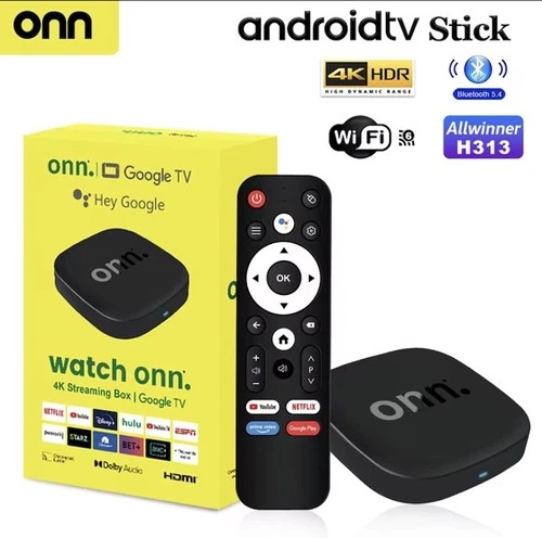 ONN 4K Streaming Device Google TV With Voice Remote