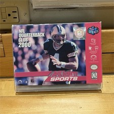 NFL Quarterback Club 2000 Nintendo 64 N64 CIB Complete Box Manual Untested