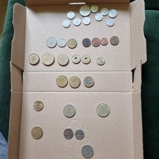 Konvolut Münzen DDR BRD SPANIEN DOM REP  UNGARN ZYPERN TÜRK BELGIEN UNGARN TSCHE