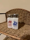 RARE  Vintage Antique Hazel Atlas Milk Glass Salt and pepper shakers