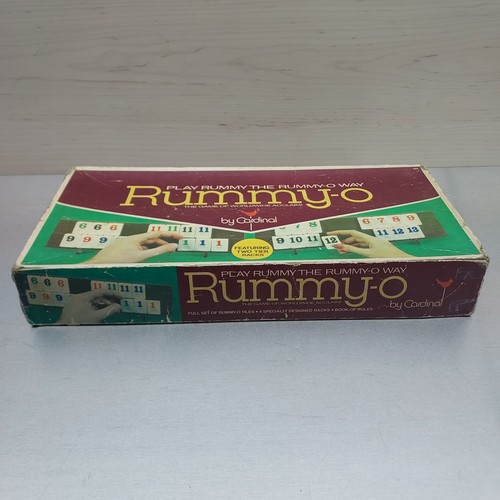 Vintage 1977 Rummy-O Game Tile Game Complete w/ 4 Racks 106 Tiles & Instructions - Picture 7 of 11