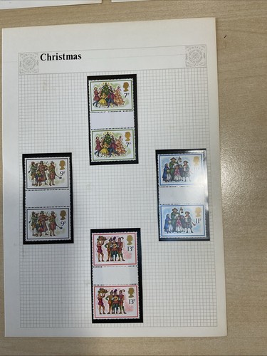 Juegos de pares de canaletas GB MNH en 5 hojas L532 - Imagen 6 de 6