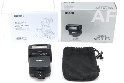 [Neuwertig] Pentax AF-201FG Blitzgerät zur Montage in Blitzschuh mit Etui Box...