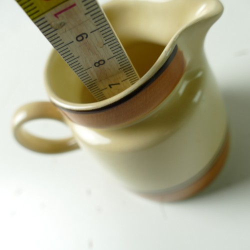 Melitta Steingut Unterglasur handgemalt Sahnegiesser 7x5 cm KT-724 - Bild 4 von 6