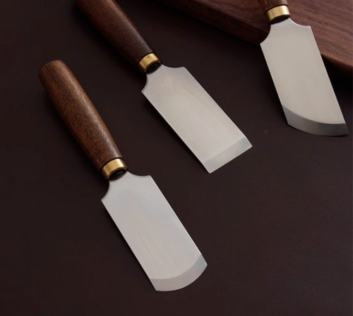 Leder Handwerk Walnuss Holzgriff japanischer Stil Cutter Schärfmesser Werkzeug - Bild 13 von 27