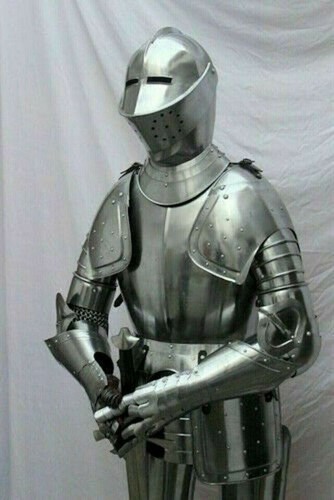 Medieval knight suit of Armor crusader combat full body wearable LARP SCA - Picture 5 of 6