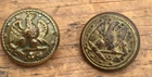 NAVY COAT BUTTON SET SCOVILL CIVIL WAR - JACOB REED'S SONS POST CIVIL WAR