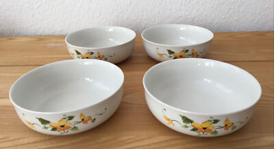 Goebel Oeslauer Manufaktur Meridian Schöllkraut 4x Dessertschale SEHR RAR - TOPP