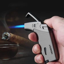 Jet Flame Torch Lighter Kitchen Cigar Adjustable Gun Welding Refillable Butane