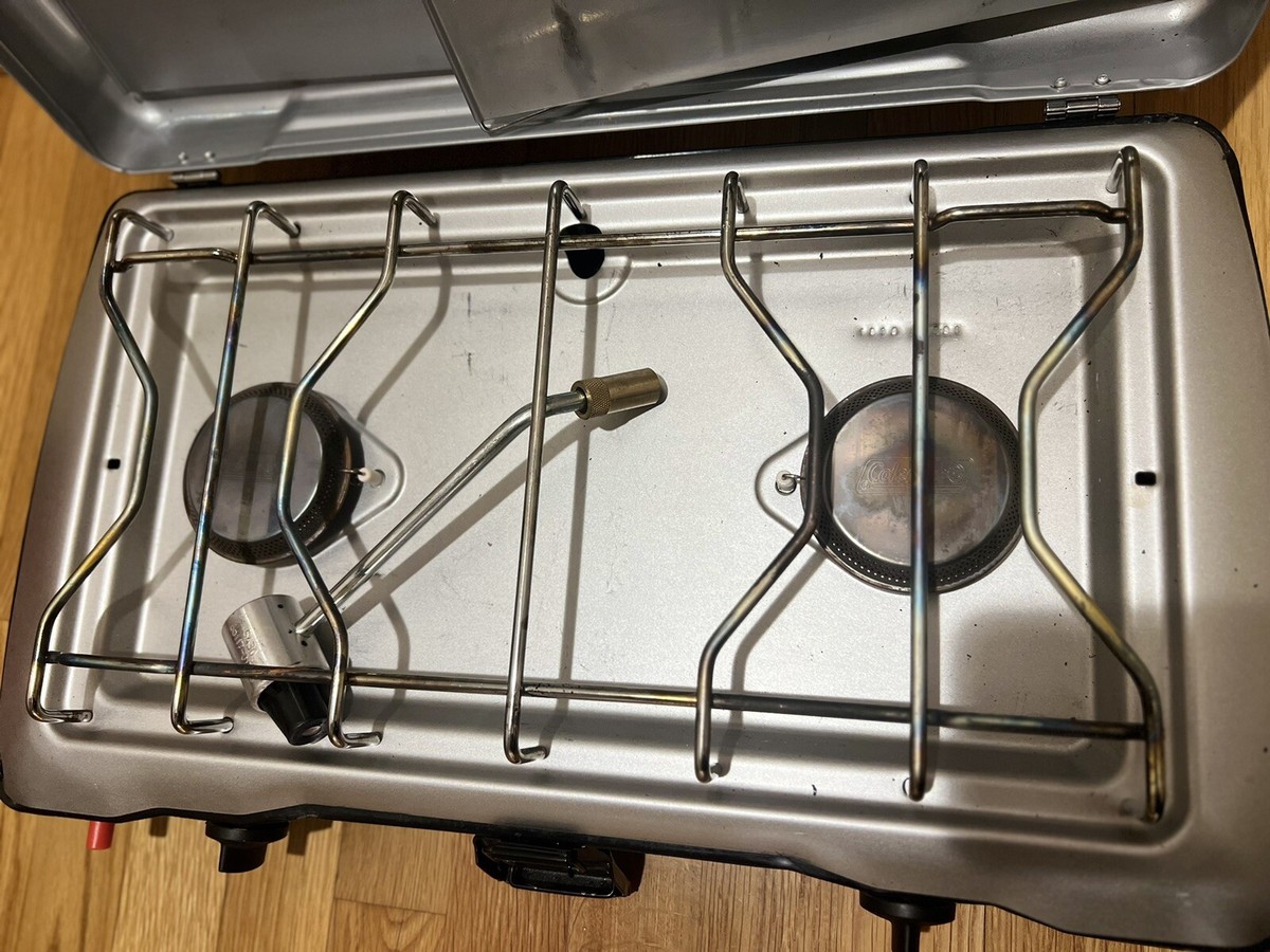 US輸入モデル　希少　Coleman TRITON+ Coleman Triton+ Outdoor Camper Stovetop, 2-Burner Propane