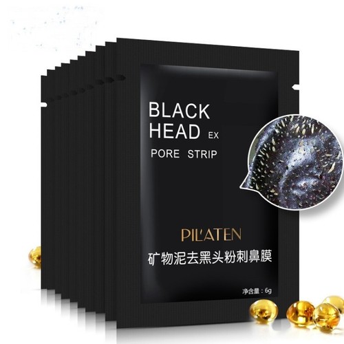 10x 6g Pilaten Black Head Killer Peel Off Black Mask Face Mask Pimples