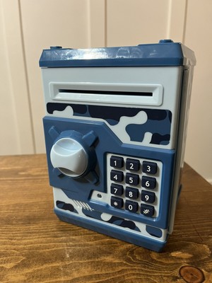 Electronic Piggy Bank, Mini ATM Password Money Cash Coins Saving Box for Kids