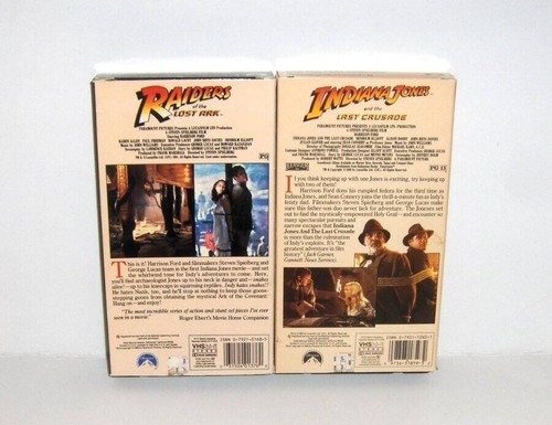 Raiders of the Lost Ark & Indiana Jones and the Last Crusade VHS Tapes Movie - Picture 2 of 3
