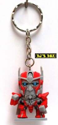 Transformers SENTINEL PRIME Custom Mini Vinyl Figure Keychain Key Fob Ring New