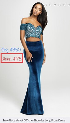 slim fit dress slacks Short Two-Piece Hoco Dress: Juliet 790 Turquoise / XSmall main image 0