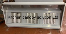 Commercial Kitchen Hood/Canopy + 8ft extraction kit With Box Fan