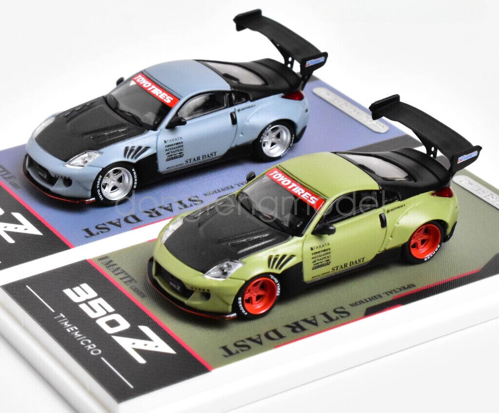 TM 1:64 350Z Fairlady Racing Sports Widebody Model Diecast Metal
