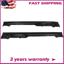 Pair For Ford F-150 F150 Pickup Truck Super/Extended Cab 2009-14 Rocker Panel