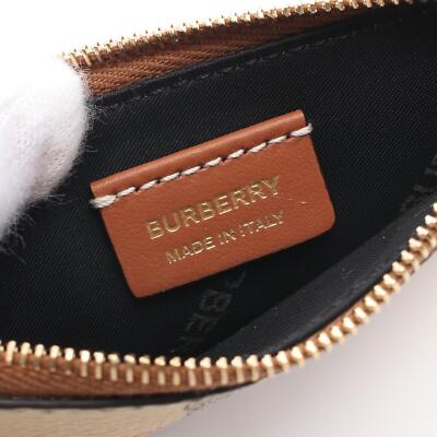 【関税&送料込み】Burberry A:St Sld To Vtg Chk Cp:144274:A BURBERRY Vintage check coin purse 8094428 canvas leather