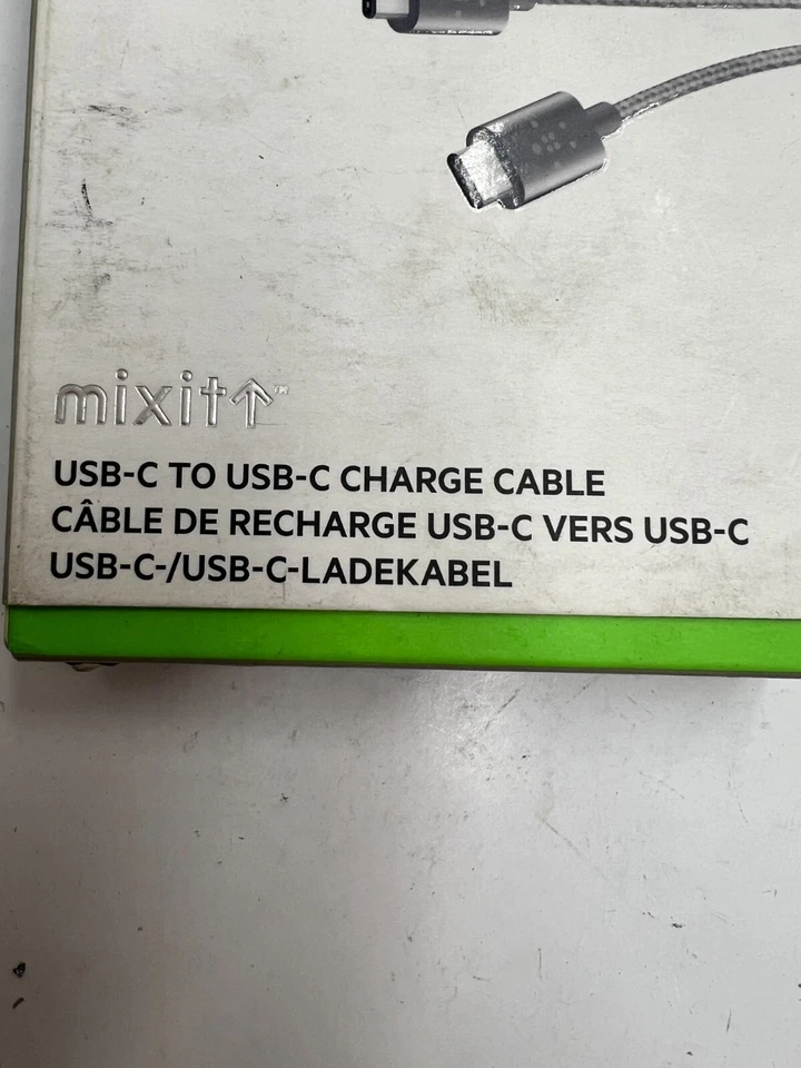 OEM Belkin F2CU041BT06-GRY Premium USB 2.0 Type C-Type C 3A Cable - Image 2 of 4