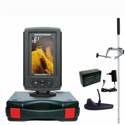 Humminbird Echolot Portabel Master Edition Komplett PiranhaMax 4 DI Down Imaging