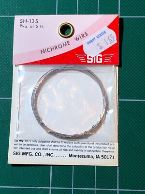 SIG SH-135 Nichrome Wire - New Old Stock