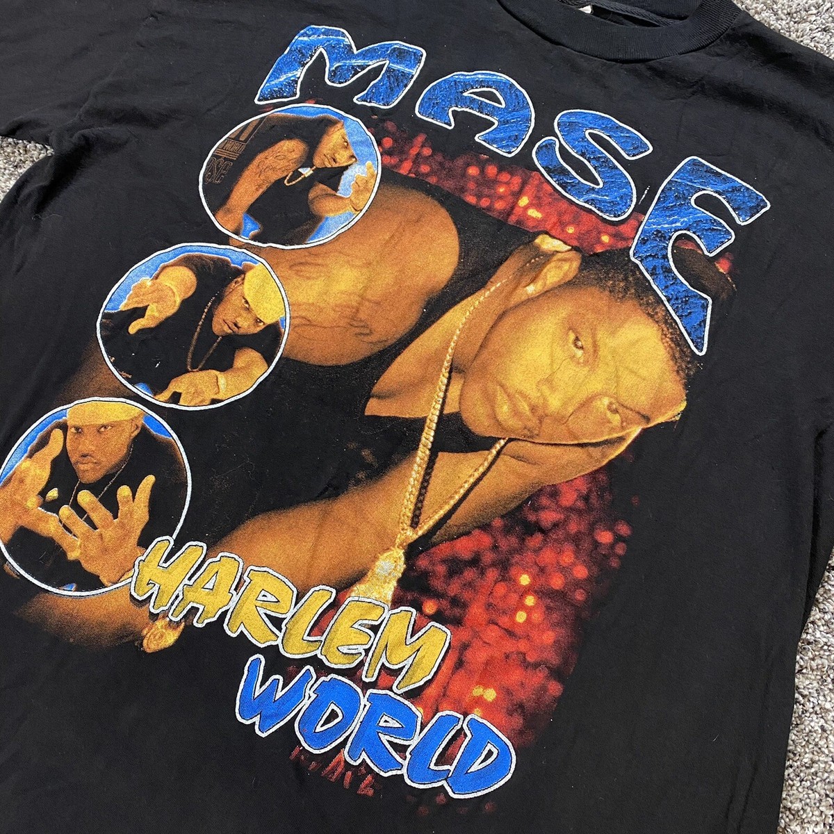 Vintage 90s Bootleg Rap Tees Mase Harlem World X Puff Daddy Vintage 90s Bootleg Rap Tees Mase Harlem World X Puff Daddy