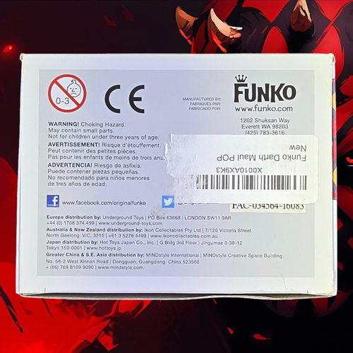 Funko Pop! Darth Maul (Blue Box 2nd Release) *Minor Box Damage* w/protector - Picture 6 of 9
