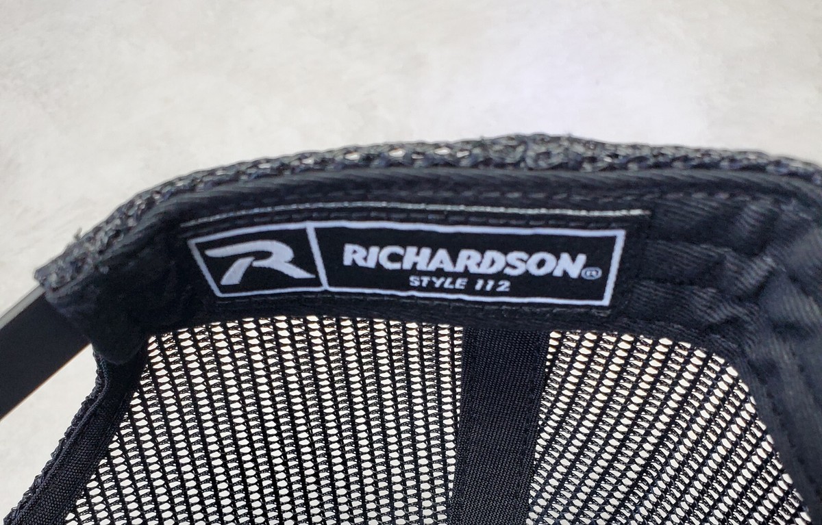 Cappello Da Camionista Richardson 112 Con Patch Corvette C5 - Bianco/nero, Unisex