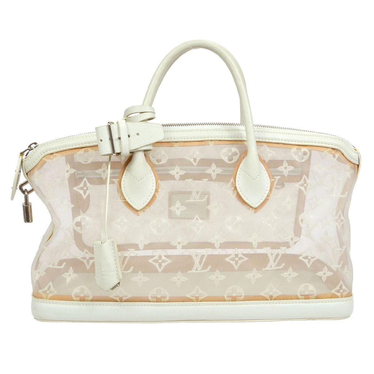 transparent white louis vuitton pattern