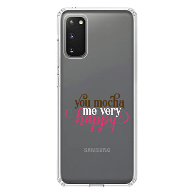 Clear Case for Galaxy S (Pick Model) You Mocha Me Very Happy