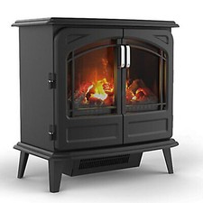 Dimplex+FOR20+Fortrose+Log+Effect+Freestanding+Electric+Stove for sale  online | eBay