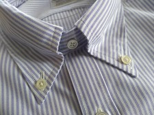 NWOT Brooks Brothers Purple University 17-32 Soho Fit Extra Slim MSRP 140