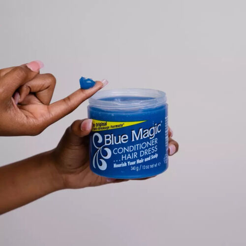 Blue Magic nourishing Hair Dress Anti-Breakage Formula Daily Conditioner, 12 OZ. - Picture 3 of 6