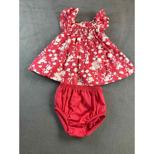 First impressions 2 piece dress and bloomers 0-3 months