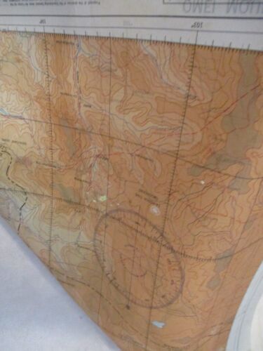 1944 WWII "The HUMP"~Mt OMEI/WEI~2 Sided ARMY Air Force PILOT~Cloth/Silk MAP~(G) - Picture 10 of 12