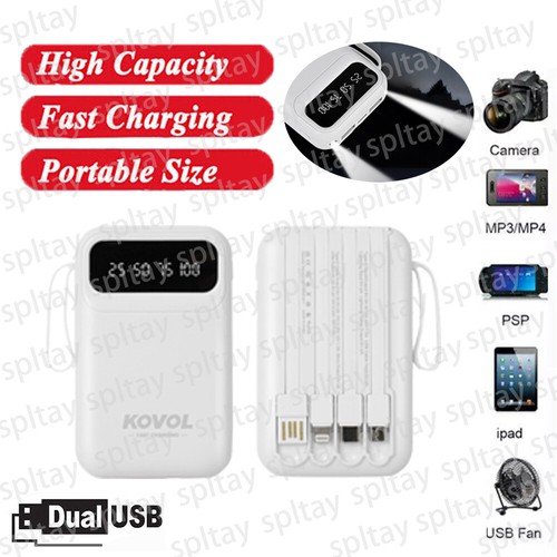 9000000mAh Power Bank USB C Schnellladegerät Externer Batterie Ladegerät Handy